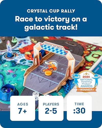 SimplyFun Crystal Cup Rally - Educational Kids Game - Develops Reasoning Skills, Planning, & Strategic Thinking - 2-5 Players, Ages 7 & Up - style: Crystal Cup Rally