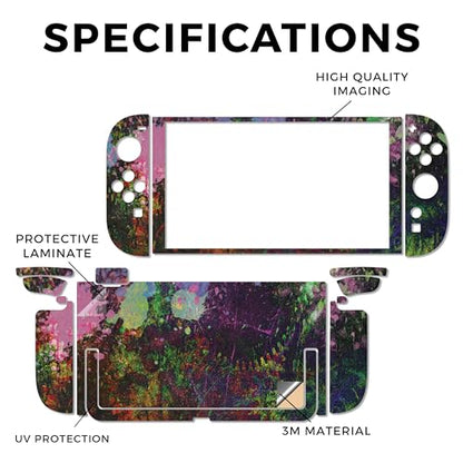 Gaming Skin Compatible with Nintendo Switch 2 Console Only - Paint Drip - Premium 3M Vinyl Protective Wrap Decal Cover - Easy to Apply | Crafted in The USA by MightySkins - color: Paint Drip, size: Switch 2 Console Skin Only, style: Matte Finish