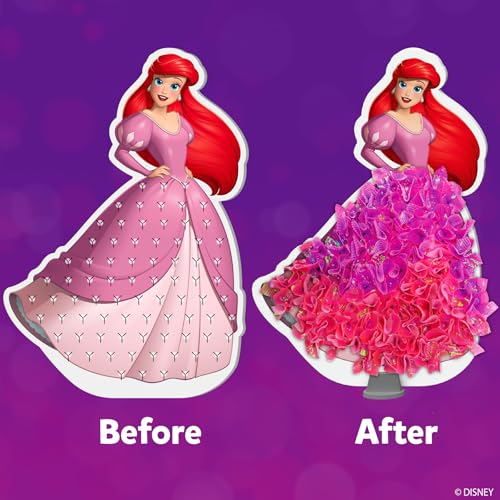 Skillmatics Poke-in Art – Disney Princesses, Mess-Free DIY Wood Craft Kit | Screen-Free Entertainment, Fun Colorful Creative Activity for Kids, Cinderella, Ariel, Gifts for Girls Ages 4, 5, 6, 7, 8, 9 - style: 3. Disney Princess