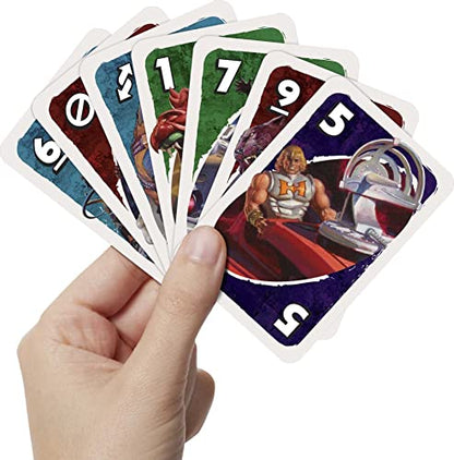 Mattel Games UNO Masters of The Universe Card Game for Kids, Adults and Game Night with Special Rule for 2-10 Players