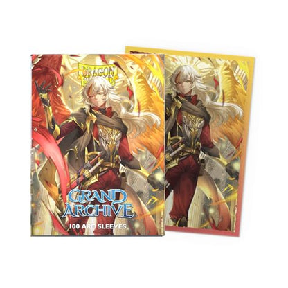 Dragon Shield | Grand Archive Matte Art Sleeves | 100 CT - Smooth & Tough Premium TCG Sleeves | Compatible with Pokemon, One Piece & Magic the Gathering | Azrael, Archangel of Materia - color: Azrael, Archangel of Materia