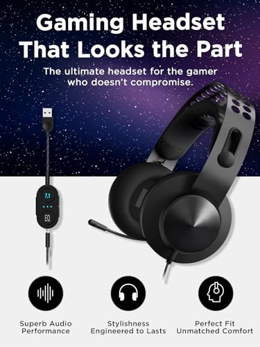 Lenovo Legion H500 PRO 7.1 Surround Sound Gaming Headset, Noise-Cancelling Mic, Memory Foam & PU Leather Earcups, Stainless Steel Headband, PC, PS4, Xbox One, Nintendo Switch, GXD0T69864, Black - style: H500