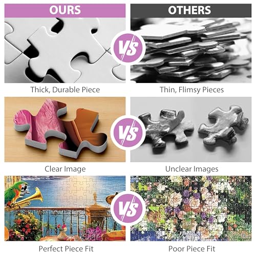 500 Piece Puzzles for Adults, Parrot Jigsaw Puzzle 500 Pieces for Adults Seniors, Nature Landscape Puzzles 500 Pieces for Adult, Holiday Party Gifts, Fun Challenging Family Games 20.5×15 in - style: Nature Puzzle