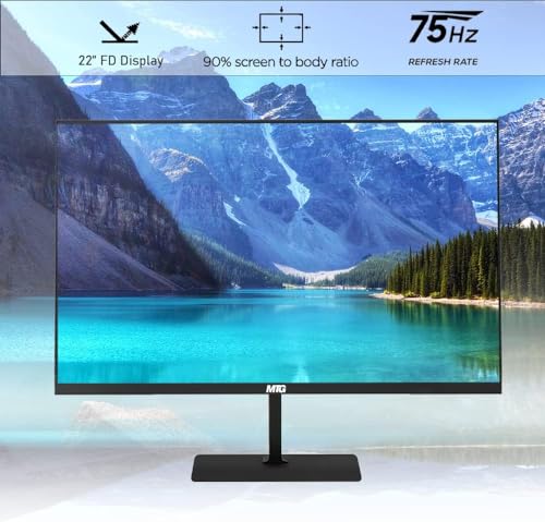 TechMagnet All in one Desktop Computer,Cheetah 4,Intel Core i5 4th Gen,8GB DDR3,480GB SSD,New 22 inch LED,MTG RGB Keyboard Mouse,RGB Speaker and Webcam,USB Wi-Fi,Windows 11(Renewed) - size: 8GB/480GB SSD, style: 22 Inch