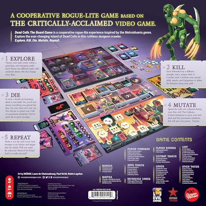 Dead Cells: The Board Game | Official Licensed Version | Cooperative Deck Building Game for Teens & Adults | Defeat the Infected & Defy the King | Rogue-Lite Gaming Experience | 1-4 Players | Ages 14+