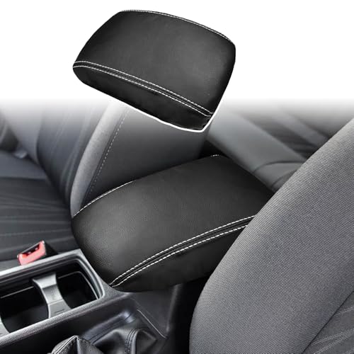 ramuel Center Console Armrest Cover for Ford Focus 2015 2016 2017 2018 | Anti-Scratch ，Non-Slip ，PU Leather ，Easy Install - size: for Focus 2015 2016 2017 2018