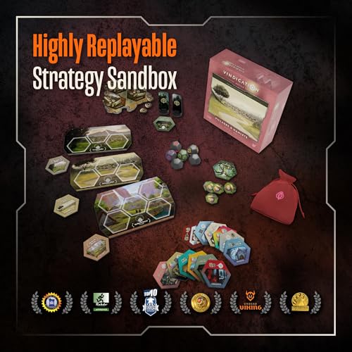Orange Nebula Vindication Villages & Hamlets Board Game Expansion – Resource Management and Control