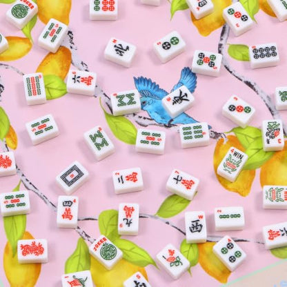 Jongyance Mini American Learning Mahjong Mat (21”x21”,Light Green), Mahjong Table Mat for Travel, Mah-jongg - color: Mini-light Green