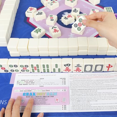 Mahjong Line Finder, 4 Pack Bright Mahjong Rules Helper Reader Beginner-Friendly Mahjong Accessories (Blue/Green/Pink/Yellow) - color: Blue/Green/Pink/Yellow
