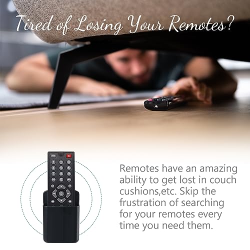 3 Packs Remote Control Holder Wall Mount, TV Remote Holder, Self Adhesive Controller Holder, Wall Pen Holder Storage Accessories for Home Office School -Black - color: black&3pcs