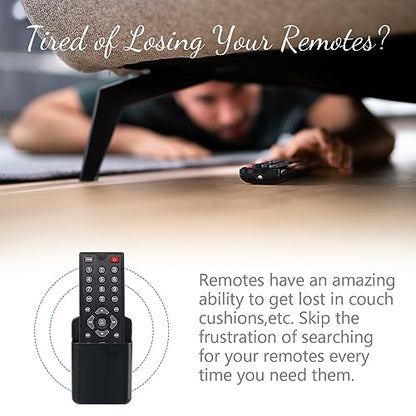 3 Packs Remote Control Holder Wall Mount, TV Remote Holder, Self Adhesive Controller Holder, Wall Pen Holder Storage Accessories for Home Office School -Black - color: black&3pcs
