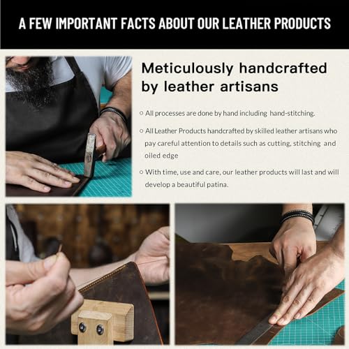 CONTACTS Full Grain Leather Playing Card Case for 2 Decks | Handmade, Playing Card Holder, A6 Notepad Pocket, Poker Card Travel Case for Adults - size: Standard