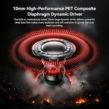 2026 Latest erabuds,KBEAR BK1 Wired Gaming Earbuds,10mm Single DD in Ear Monitor,HiFi Headset Wired Earbuds IEM Earphones with Detachable Cable for Gaming/Music/Video (White, 3.5 with mic) - color: E