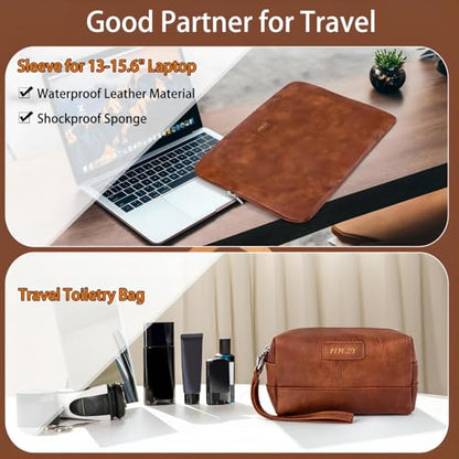 Garment Bag for Travel Convertible Carry on Travel Duffel Bag for Men Women | 3PCS Large Weekender Bag with Waterproof Shoes Pouch 2 in 1 Hanging Clothes Suit Dress Bag Travel Garment Duffel Bag 56L - color: A1-Brown-Faux Leather