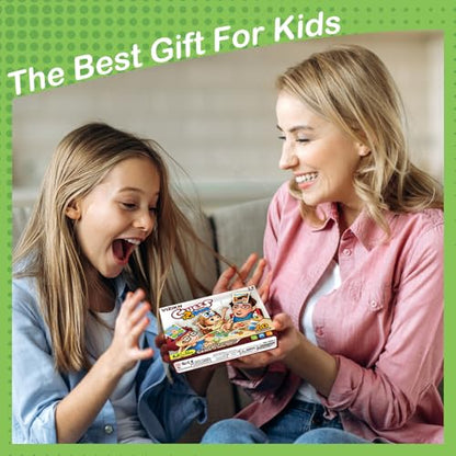 Headbands Game for Kids – Guessing Board Game to Boost Vocabulary, Critical Thinking, and Social Skills – Quick Question Family Game Night for 2–4 Players – Travel-Friendly Fun (Animal Theme) - style: Animal