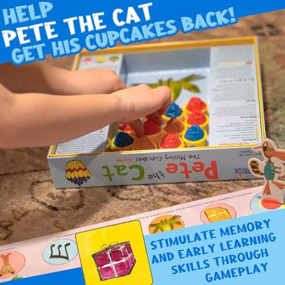 Briarpatch Pete the Cat The Missing Cupcakes Game, Fans of Pete the Cat Books, Ages 3+
