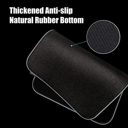 RGB Large Gaming Mouse Pad, Extended Mouse Pad with 14 Lighting Modes, Superior Micro-Weave Cloth, Non-Slip Base, 800 x 300mm / 31.5 × 11.8 in (Milk Tea) - color: Milk Tea