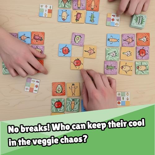 TADU Potato Tomato • Quick Card Game for Children and Adults • Travel Game • Board Game for Families • Ages 6+ • 2-4 Players • 30 Minutes