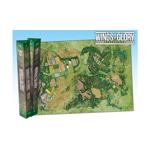 Wings of Glory Expansion Countryside Game Mat - style: Countryside: Wings of Glory Game Mat