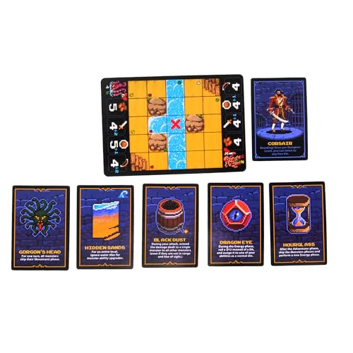 Giga Mech Games One Card Dungeon Adventure Pack, Harbour Clash and Eternal Peak, 2 Expansion Set, Ages 10+