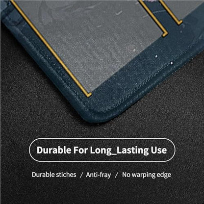 TCG Playmat Stitched Edges, 24 x 14 inches MTG Play Mat with Zones for MTG Trading Card Game Playmats Smooth Surface Battle Game Rubber Collection - color: Pattern6