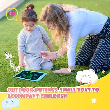 Toddler Boy Toys, Kids LCD Writing Tablet, Mess Free Coloring Books | 10 inch Drawing Pad, Travel Games, Educational Toys for 3-8 Years Old Boys and Girls, Kids Gifts - color: 10”blue