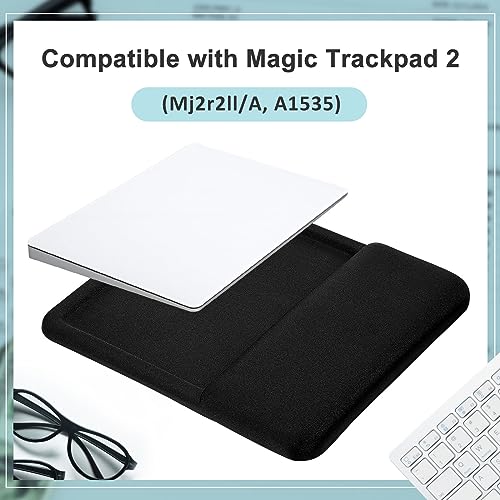 Weewooday Keyboard Wrist Rest for Pad Wrist Rest Stand Compatible with Wireless Keyboard with Numeric Keypad for Easy Typing(Compatible with Magic Trackpad 2, MJ2R2LL/A, A1535) - style: Compatible with Magic Trackpad 2, MJ2R2LL/A, A1535
