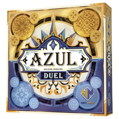 Asmodee Azul Duel Board Game - Competitive Head-to-Head Tile-Placement Strategy Game, Stunning Mosaic Art and Quick Gameplay for Kids & Adults, Ages 8+, 2 Players, 30-45 Minute Playtime | Competitive Head-to-Head Tile-Placement Strategy Game, Stunning Mos