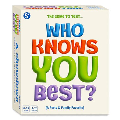 Skillmatics Card Game – Who Knows You Best? Hilarious Family Party Game | Conversation Game for Kids, Boys, Girls, Teens & Adults, Fun for Family Game Nights, Gift for Ages 8, 9, 10 and Up - style: Who Knows You Best?
