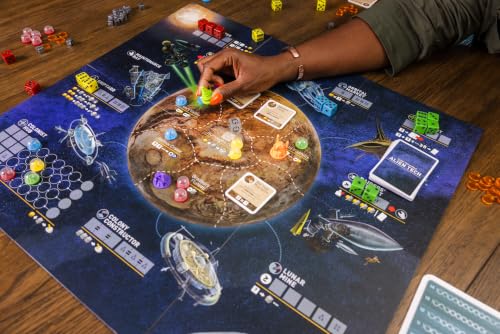 Alien Frontiers Edition X Board Game for 2–4 Players, Age 14+, Strategy | Build your space colony with strategic resource management in Alien Frontiers.