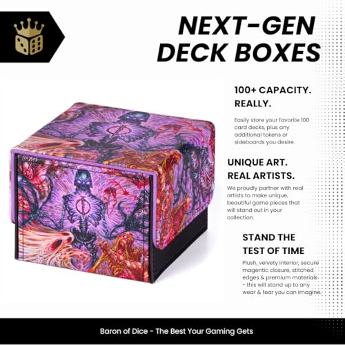 The Awakening Deck Box | 100+ Double Sleeved Card Capacity | Magnetic Closure - color: The Conjuring