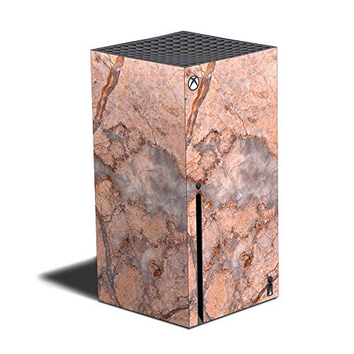 Mighty Skins Skin Compatible with Xbox Series X - Blush Marble | Protective, Durable, and Unique Vinyl Decal wrap Cover | Easy to Apply and Change Styles | Made in The USA - color: Blush Marble