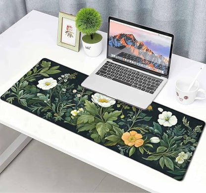 Large Mouse Pad, Desk Mat Computer Keyboard Pad Non-Slip Rubber Base Waterproof with Stitched Edges for Laptop Gaming, Office & Home 31.5 x 11.8 Inch (XL-15) - color: Xl-15