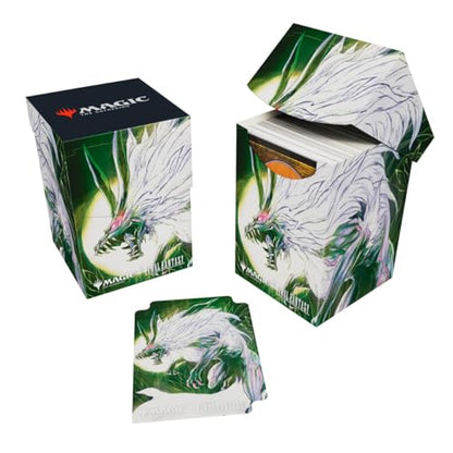 Ultra Pro - Final Fantasy x Universes Beyond Summon Fenrir 100+ Deck Box for Magic: The Gathering | Trading Card Accessories, Collectible Card Game Gear, Fantasy Gaming Supplies - style: Summon Fenrir