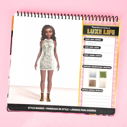Fashion Angels Luxe Life High Fashion Design Set | Includes 500+ Stickers, Style Boards, Garments & More, Creative Fashion Design Kit for Kids Ages 6+ - style: Luxe Life