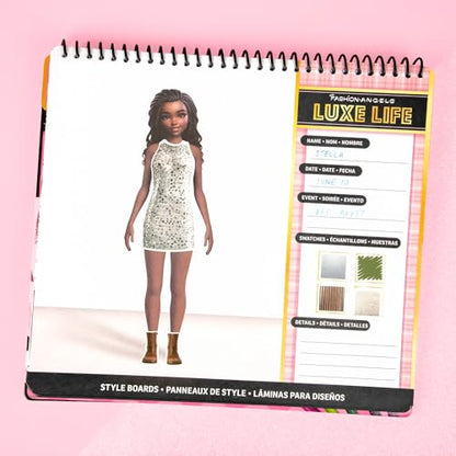 Fashion Angels Luxe Life High Fashion Design Set | Includes 500+ Stickers, Style Boards, Garments & More, Creative Fashion Design Kit for Kids Ages 6+ - style: Luxe Life