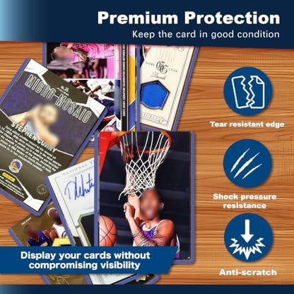 400 Hard Card Sleeves Card Toploaders for Protection for Baseball Football Premium Top Loaders for Cards, Ensuring Safety (400 Hard Sleeves) - size: 400 Hard Sleeves