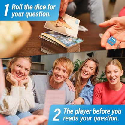 Super Trivia Game for Adults with 1200 Questions - Fun Board Game for Adults - Family Road Trip Travel Game for the Pursuit of Trivial Knowledge