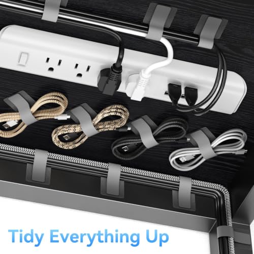 100Pcs Cable Straps Hook and Loop Cable Ties - color: Mixed Color 120pcs