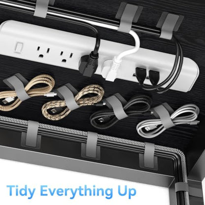 100Pcs Cable Straps Hook and Loop Cable Ties - color: Mixed Color 120pcs