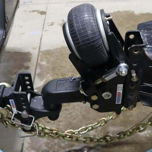 Shocker HD 25K Air Trailer Tongue Mount with Wallace 2-5/16" Ball Coupler, Vertical Channel Mount - size: Vertical Channel Mount