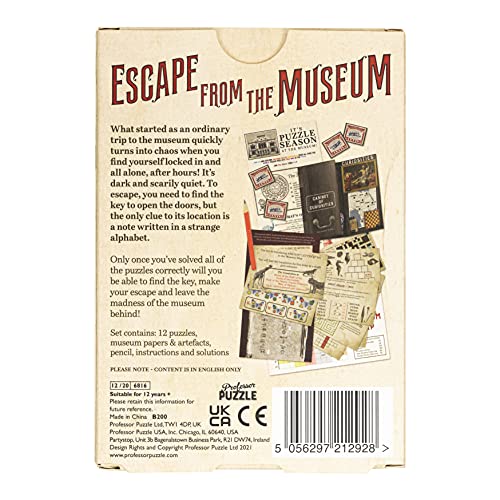 Escape From the Museum Escape Room Game - style: Museum