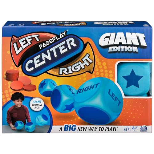 Spin Master Games Left Center Right Giant Edition Family Game - style: Giant Left Center Right