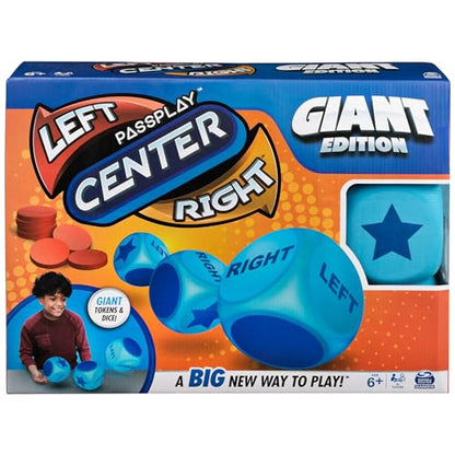 Spin Master Games Left Center Right Giant Edition Family Game - style: Giant Left Center Right