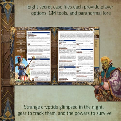 Pathfinder Dark Archive Remastered Special Edition - Faux Leather Deluxe | 2 New Classes Psychic & Thaumaturge | Second Edition RPG Paranormal Guide