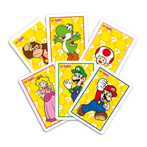 Top Trumps Match Game Super Mario – Family Board Games for Kids and Adults – Matching Game and Memory Game – Fun Two Player Kids – Memories and Learning, Board Games for 4 and up