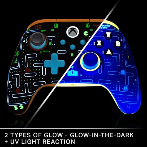PowerA Wireless Controller for Xbox Series X|S - PAC-MAN SE, hall effect thumbsticks, low latency wireless, officially licensed, works with Xbox One and Windows 10/11 - color: PAC-MAN Special Edition
