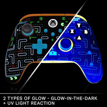 PowerA Wireless Controller for Xbox Series X|S - PAC-MAN SE, hall effect thumbsticks, low latency wireless, officially licensed, works with Xbox One and Windows 10/11 - color: PAC-MAN Special Edition