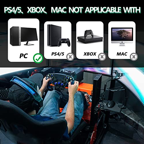 16-Bit PC USB Handbrake for Racing game Compatible with Logitech G27/G29/G920 T500 T300， Brake Analog Performance Handbrake for Simulated Racing Games（only to PC games)