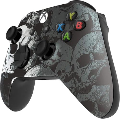Custom Controllerzz Wireless Controller for Microsoft Xbox Series X/S & Xbox One - Custom Soft Touch Feel - Custom Xbox Series X/S Controller (X/S Black Skullz) - color: X/S Black Skullz